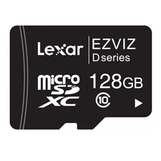 Card MicroSDXC 128GB, UHS-I, Clasa 10, Citire/Scriere 90/50MB/s - EZVIZ CS-CMT-CARDT128G-D  