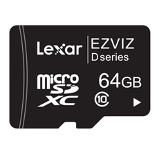 Card MicroSDXC 64GB, UHS-I, Clasa 10, Citire/Scriere 90/50MB/s - EZVIZ CS-CMT-CARDT64G-D  