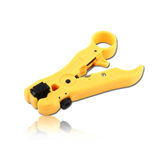 Cleste tip stripper, profesional pentru dezizolat cabluri  RG59, RG6, RG7, UTP și STP - Emtex LK-302