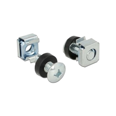 Set surub RACK, nichelat, punga 50 bucati - Emtex M6-50-EMT