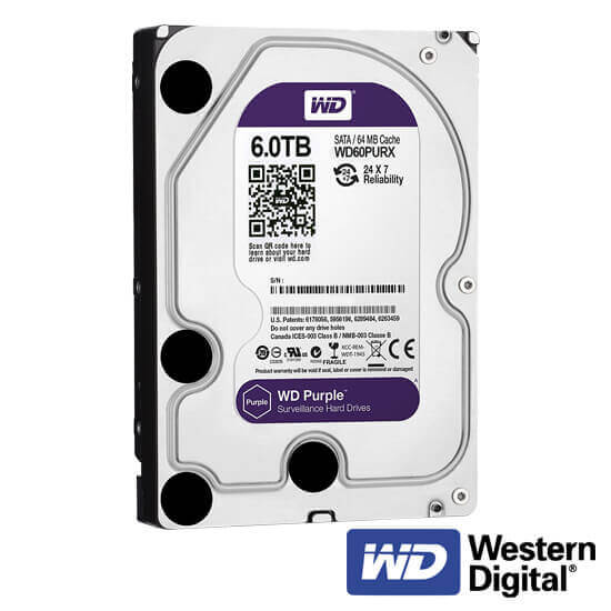 Hard Disk special de supraveghere 6TB - Western Digital WD62PURZ