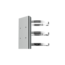 Suport montaj orizontal cu colier pt. camere speed dome si PanoVu pe stâlpi - HikVision DS-1673ZJ-P