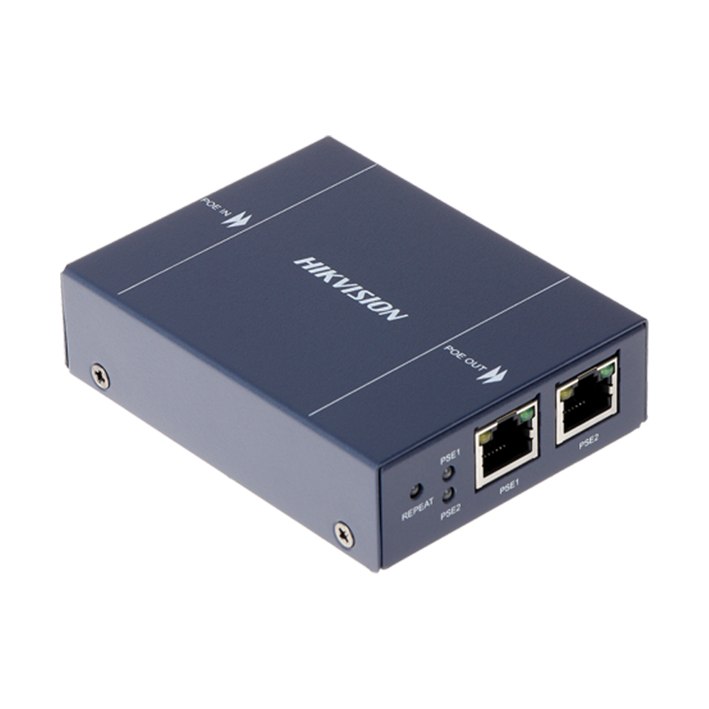 Spliter PoE 1 intrare Poe - 2 iesiri PoE , 400 metri, fara alimentare - HikVision DS-1H34-0102P