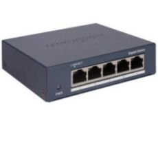 Switch 5 porturi Gigabit RJ45, montaj perete/birou - HikVision DS-3E0505-O