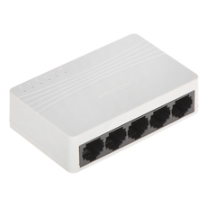 Switch 5 Porturi Gigabit 10/100/1000 Mbps, 7.44 Mpps - HikVision DS-3E0505D-E