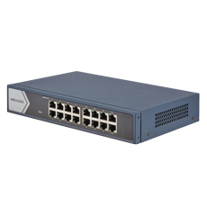 Switch 16 porturi Gigabit, fara management - HikVision DS-3E0516-E(B)