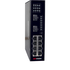 Switch 8 PoE + 2 Uplink 1000 Mbps, 30W, PoE 100m HikVision DS-3T0310P