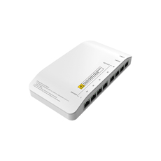 Distribuitor audio/video cu 8 porturi de 10/100 Mbps pentru VDP Hikvision - HikVision DS-KAD606-P