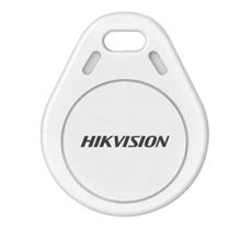 Tag Mifare 13.56 MHz, culoare alba, 41 x 32 x 3.5 mm - HikVision DS-PT-M1