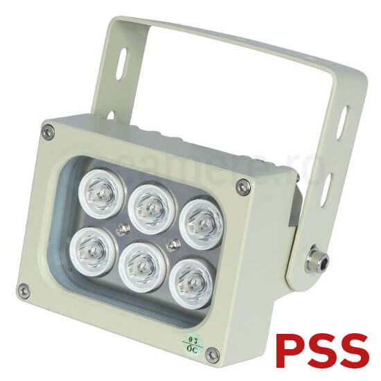 Iluminator IR 100m pentru exterior - PSS S6D-60