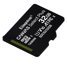 Card MicroSD 32Gb, CANVAS Select Plus, Clasa 10 UHS-I, R:100 MB/s - Kingston SDCS2/32GBSP