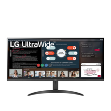 Monitor ultrawide 34 inch FHD 2560x1080, 75Hz, AMD FreeSync - LG 34WP500-B.AEU