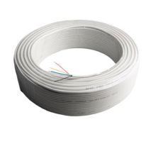 Cablu alarmă 4x0.22mm, 100m, alb, CCA - LinkPower LINK-CCA-ALARM04