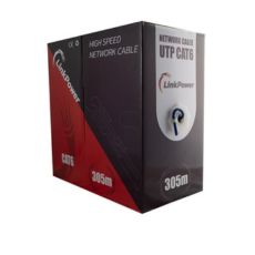 Cabl UTP CAT6 cupru albastru 305m performant retea - LinkPower LINK-UTP-CAT6-305