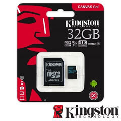 Micro SDHC 32 GB, Clasa 10 UHS-I, Adaptor SD - Kingston SDCG2/32GB