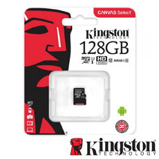 Micro SDXC 128GB, Clasa 10 UHS-I - Kingston SDCS/128GBSP