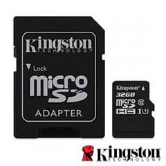 Micro SDXC 32GB, Clasa 10, Adaptor SD - Kingston SDC10G2/32GB