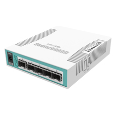 Switch 1 port combo Gigabit Ethernet / SFP si 5 porturi SFP 1.25Gbps, PoE - MikroTik CRS106-1C-5S