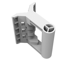 Adaptor de montare pe stalp sau perete, seria mANT SXT Omnitik BaseBox DynaDish - MikroTik QME