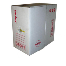 Cablu FTP Cat.5e, manta PVC, Euroclass Eca, Rola 305m, galben - Molex 39A-504-FT
