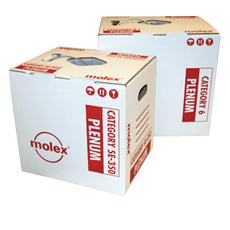 Cablu UTP Cat.5e, manta PVC, Euroclass Eca, Rola 305m, Gri - Molex 39.A0360