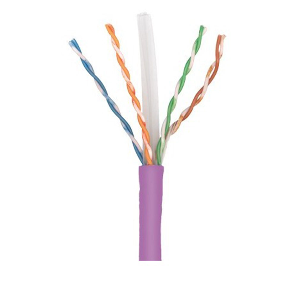 Cablu UTP cat.6, manta LSZH, Euroclass Dca-s2,d2,a1, 305m/tambur, Violet - Molex CAA-00305