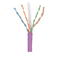 Cablu UTP cat.6, manta LSZH, Euroclass Dca-s2,d2,a1, 305m/tambur, Violet - Molex CAA-00305