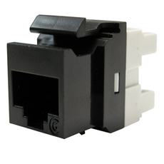 Conector Keystone, 1xRJ45 UTP cat.6 PowerCat, negru - Molex KSJ-00033-04