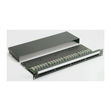 Patch panel 24xRJ45 19â€, 1U, PowerCat 5e, ecranat, suport cabluri, Graphite - Molex PID-00030