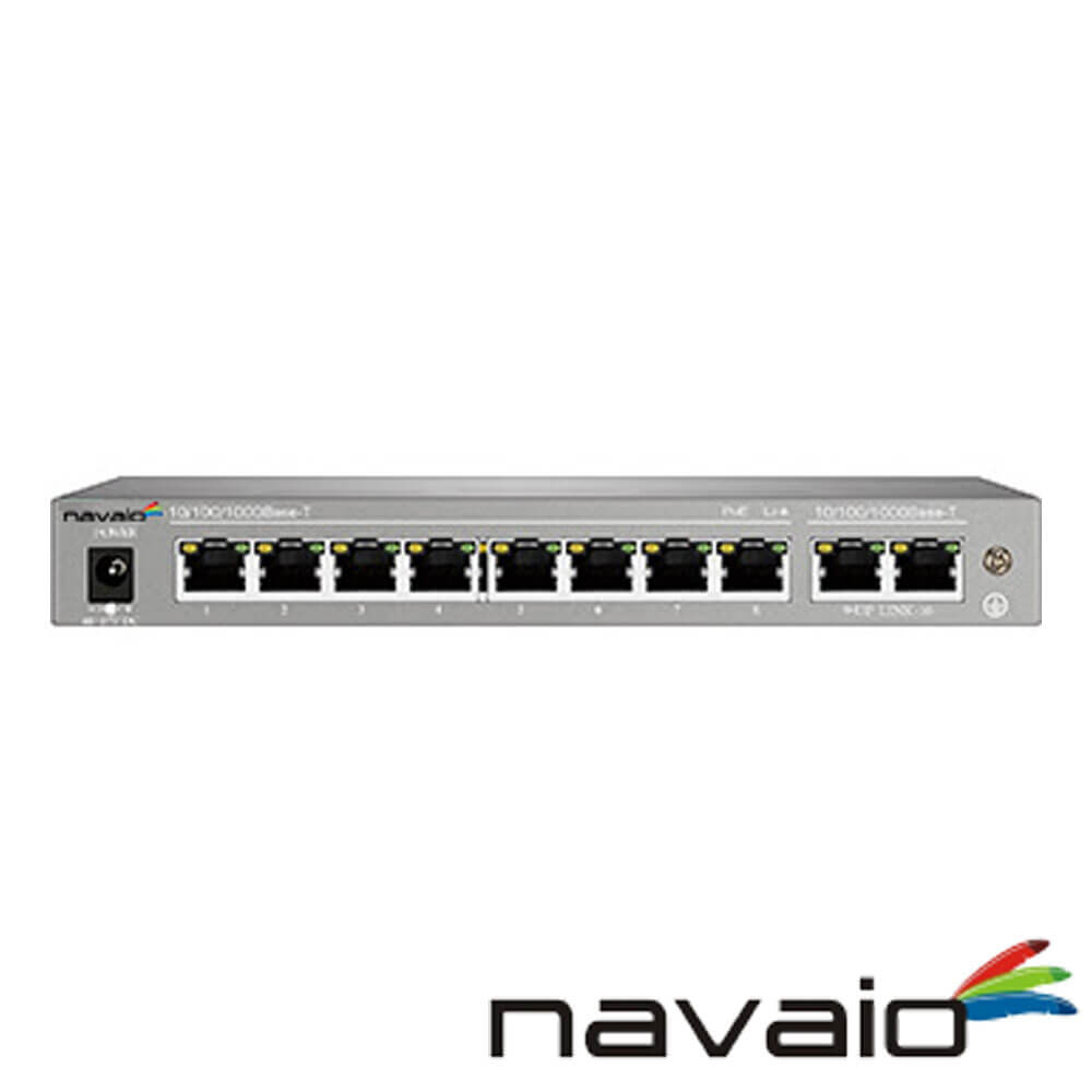 Switch POE 8 porturi  - Navaio NAV-SW1008POE