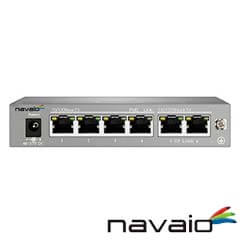 Switch POE 4 porturi - Navaio NAV-SW104POE