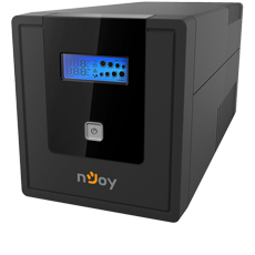 UPS 1KVA / 600W Monofazat Line-interactive (VI), Turn, AVR, Management, LCD, RJ45 - NJoy Cadu 1000