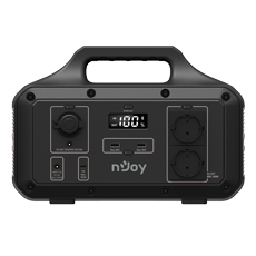 Acumulator portabil 511Wh Li-ion 8 porturi Bluetooth încărcare solară — NJoy Power Base 600