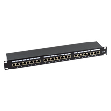 Patch Panel 1U, FTP cat5e, 24 porturi RJ45 - OEM ASY-PP-FTP5E-24