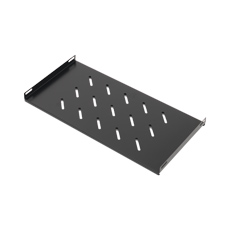 Raft fix pentru rack perete 600mm , negru, 19inch - OEM ASY-R-600P