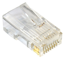 Mufe retea RJ45 UTP, 8 contacte, Cat.6 x Set 100 bucati - OEM C6-RJ45-N