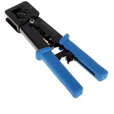 Cleste profesional sertizare conectori RJ11, RJ12, RJ45 cu stripper - OEM E7911