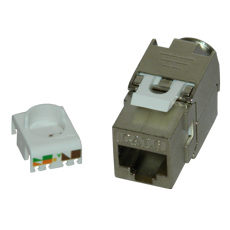 Keystone Cat.6, FTP, prindere pe fir reglabila, sistem prindere rack - Emtex EMT-KJ6-FTP