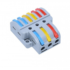 Conectori de cabluri cu functie de multiplicator, 3 x 1 la 2, maxim 4mmÂ² - OEM ET-LT-633