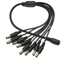 Splitter alimentare 8 camere, set 10 buc - OEM LN-EC801