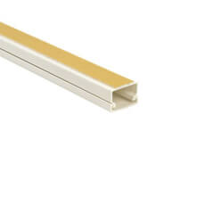 Pat de cablu PVC cu adeziv 40X25mm 2m/Buc, alb - OEM PC40x25A