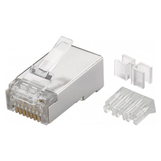 Mufa RJ45 FTP cat.6A 50 microni cu ghidaj - OEM SRJ45S-C6A-BUC