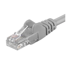 Patchcord UTP RJ45-RJ45 Cat.6 1m gri - PremiumCord UTP-6-1-G