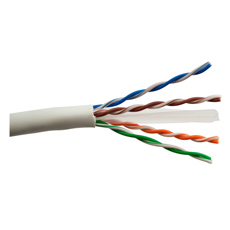 Cablu UTP CAT.6, rola 305m, culoare gri, cupru integral - ELAN UTP-6e-CU