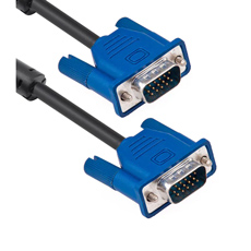 Cablu VGA tata-tata, dubluecranat, 1.5m - OEM VGA-1.5