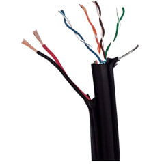 FTP Cat.6 CUPRU + Alimentare 2x1.5 mm din cupru litat + SUFA - PSS FTP-CAT6-SUFA-A-2x15