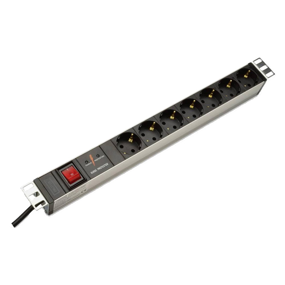 Unitate cu 7 prize - PSS PDU-PROT-VM/1U/7S2M-INTL