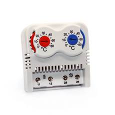 Termostat dual racire-incalzire, 0÷60 °C, 10A, 250VAC - Plastim PTHVT