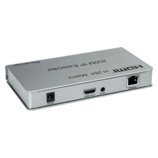 Kit Extender HDMI, pana la 120m, prin cablu Cat5e/Cat6, over LAN, over IP - PremiumCord khext200-1