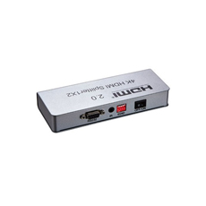 Splitter HDMI 2 porturi, 1 intrare, V2.0, 4Kx2K/60Hz, 3D, alimentator - PremiumCord khsplit2e